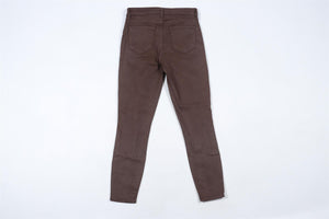 L'AGENCE BROWN HIGH RISE SKINNY JEANS W26 UK 8