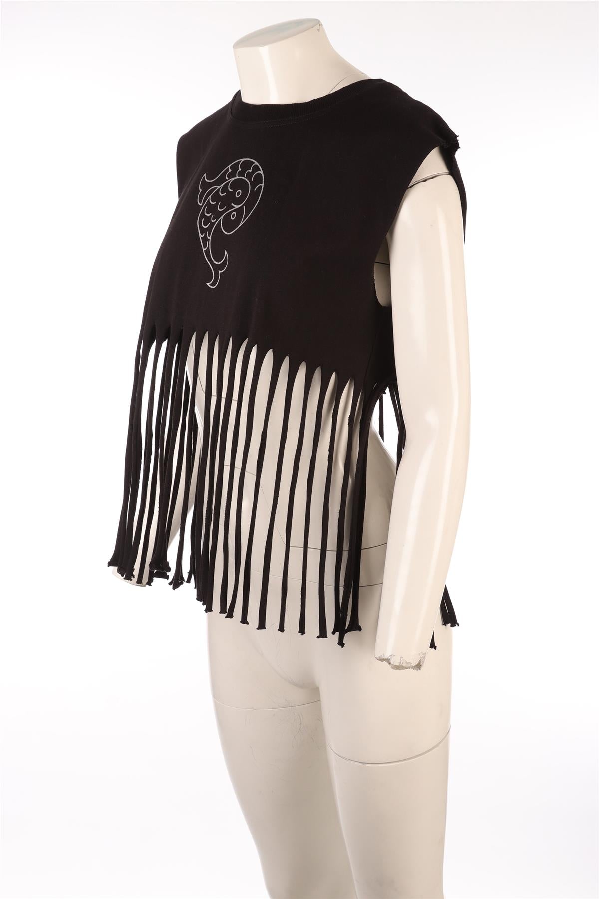EMILIO PUCCI BLACK COTTON TOP MEDIUM