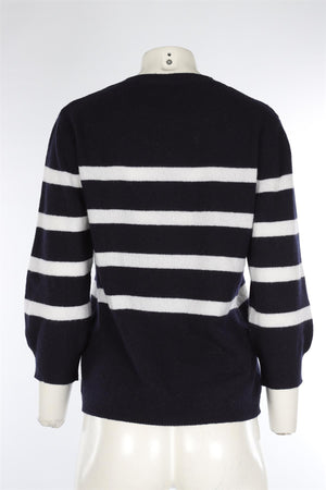 A.P.C. NAVY WOOL SWEATER SMALL