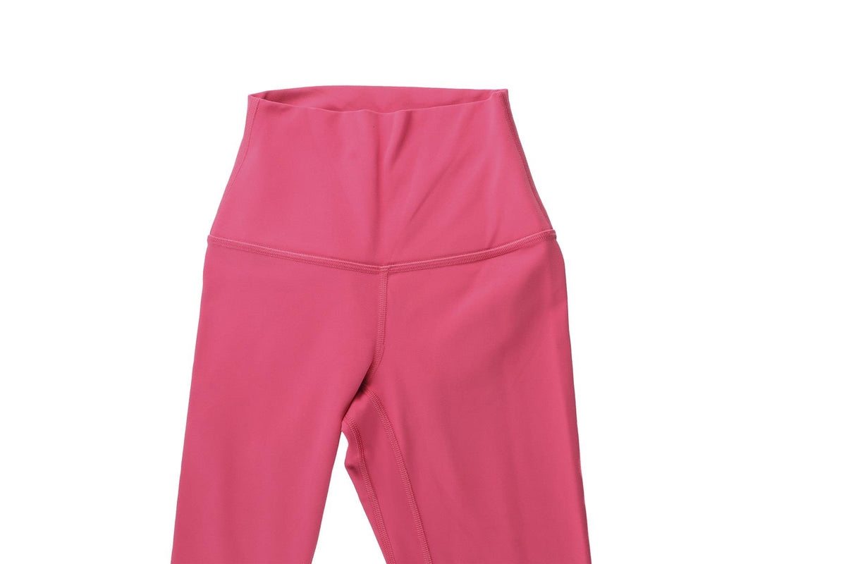 LULULEMON PINK JERSEY LEGGINGS US 0 UK 4