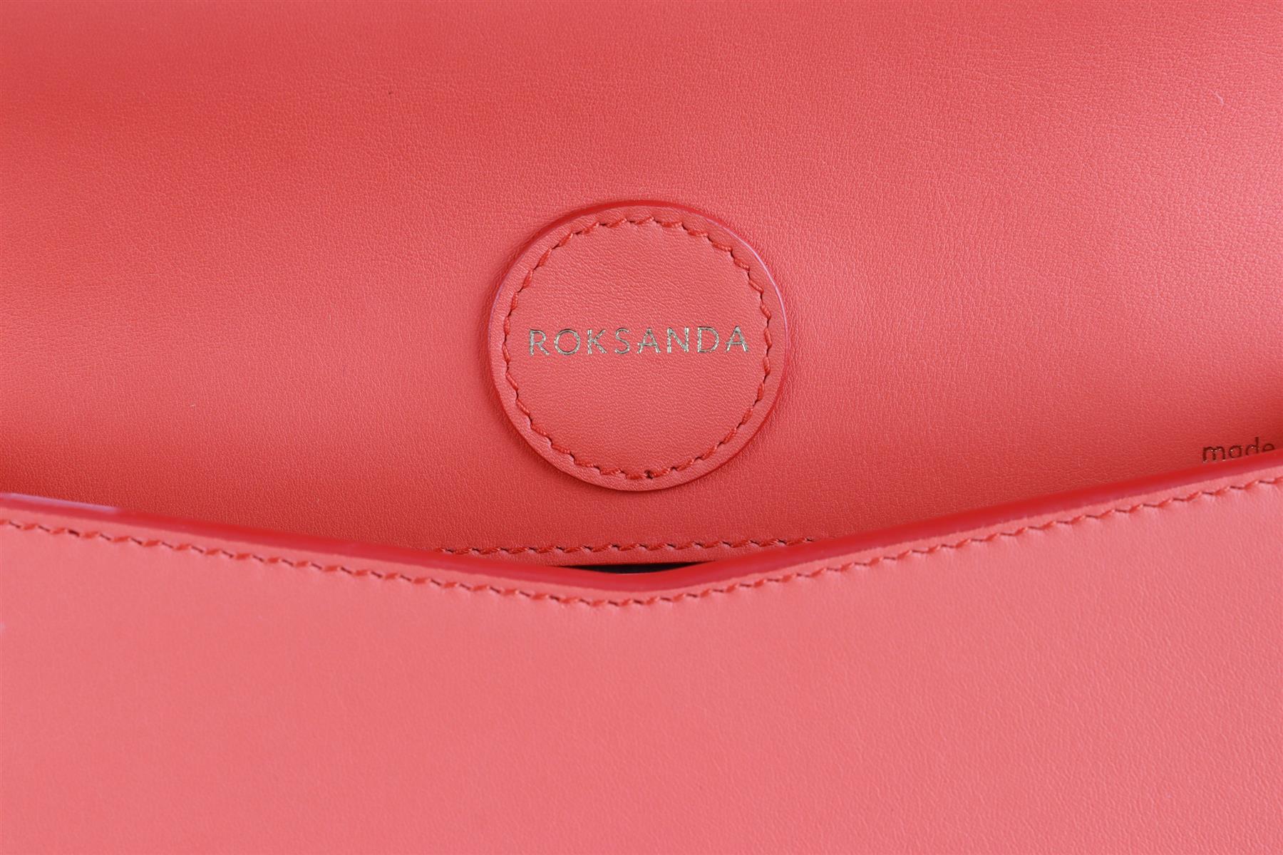 ROKSANDA ORANGE DIA LEATHER SHOULDER BAG