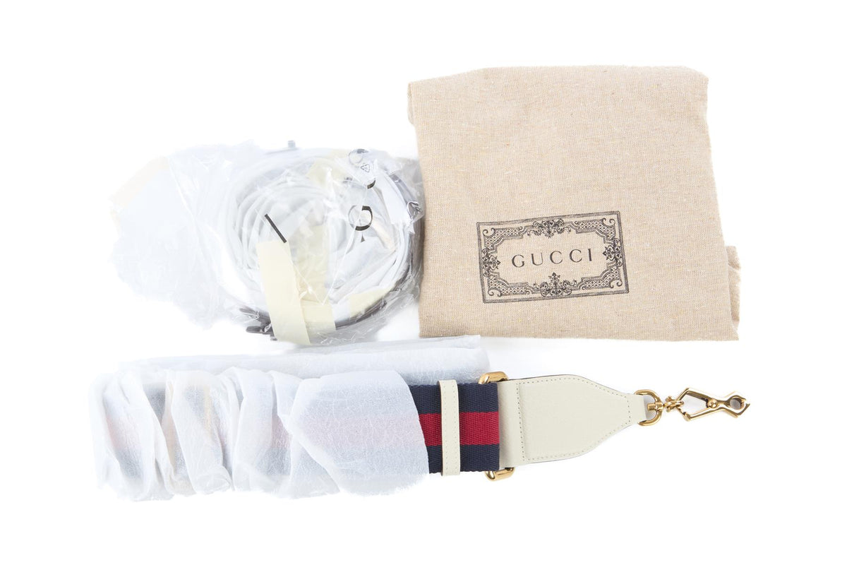GUCCI BLUE DIANA MINI RAFFIA TOTE BAG