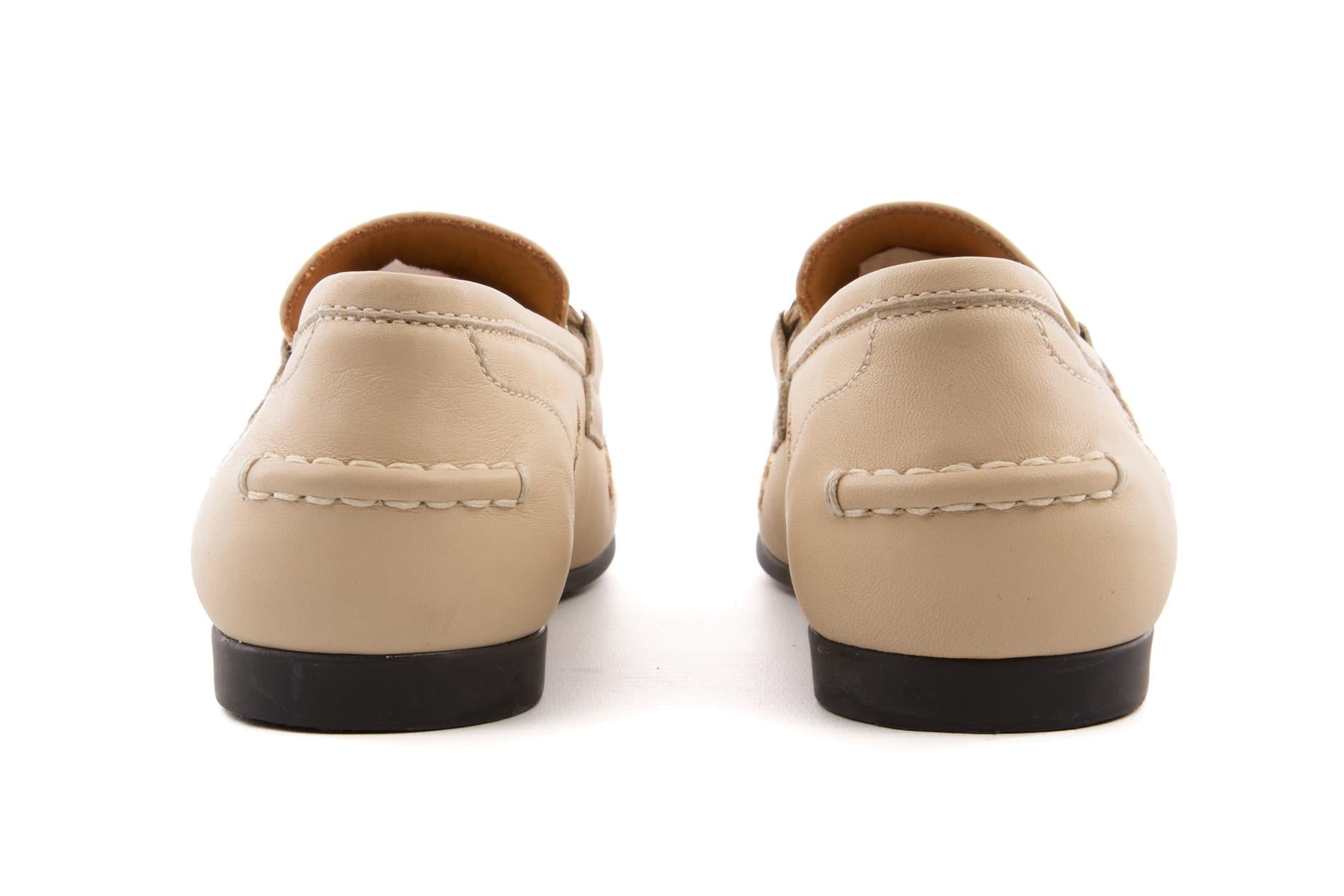GUCCI BEIGE KIDS BOYS HORSEBIT LOAFERS EU 28 UK 10 US 11
