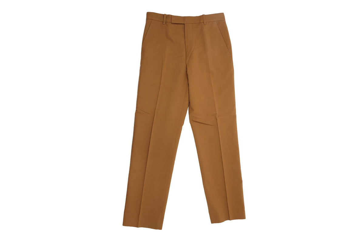 THE ROW BROWN MEN'S COTTON STRAIGHT LEG PANTS W30