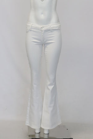 MOTHER LOW RISE FLARED JEANS W27 UK 8-10