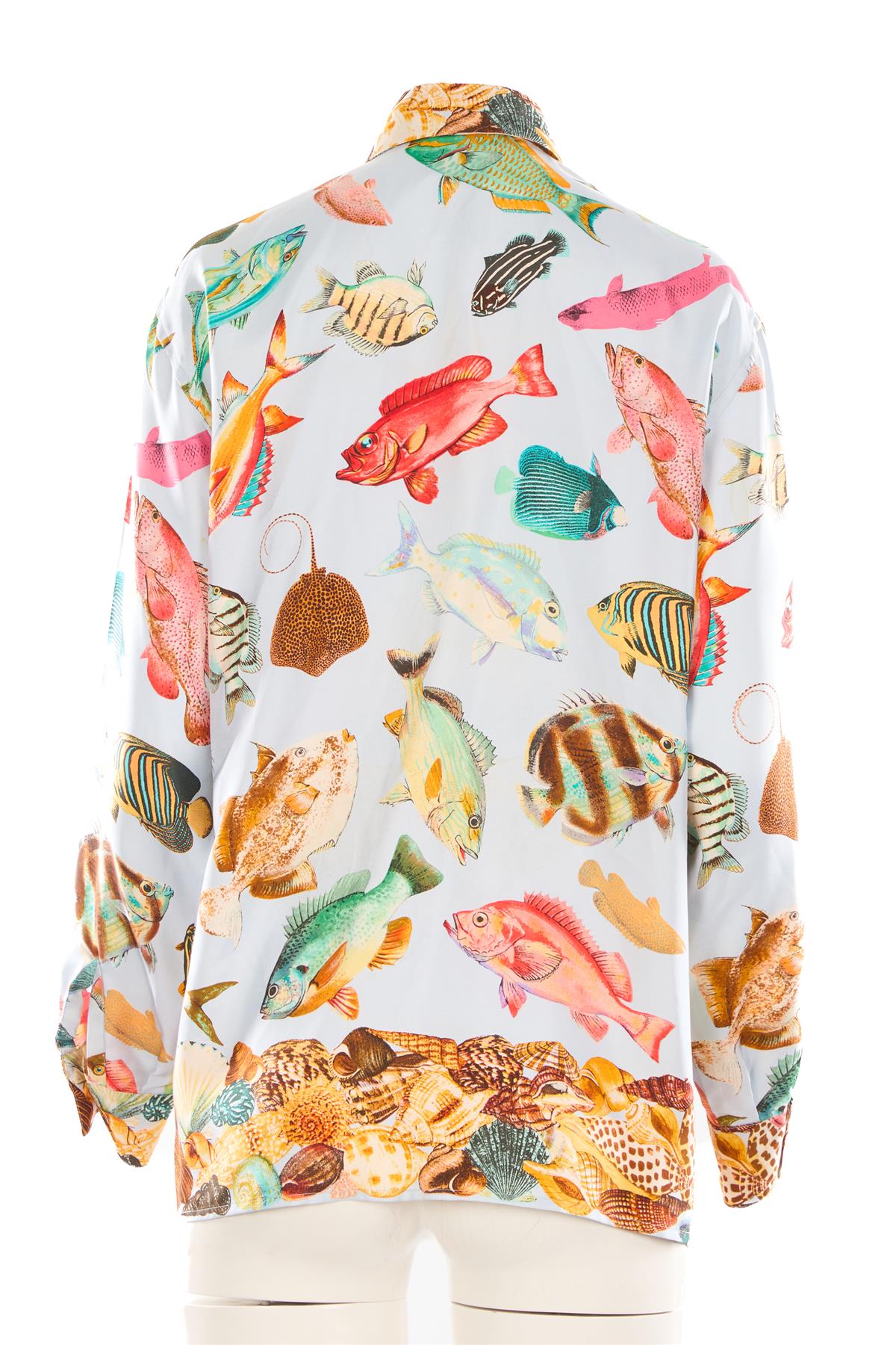 GUCCI MULTI 1992 SILK SHIRT IT 46