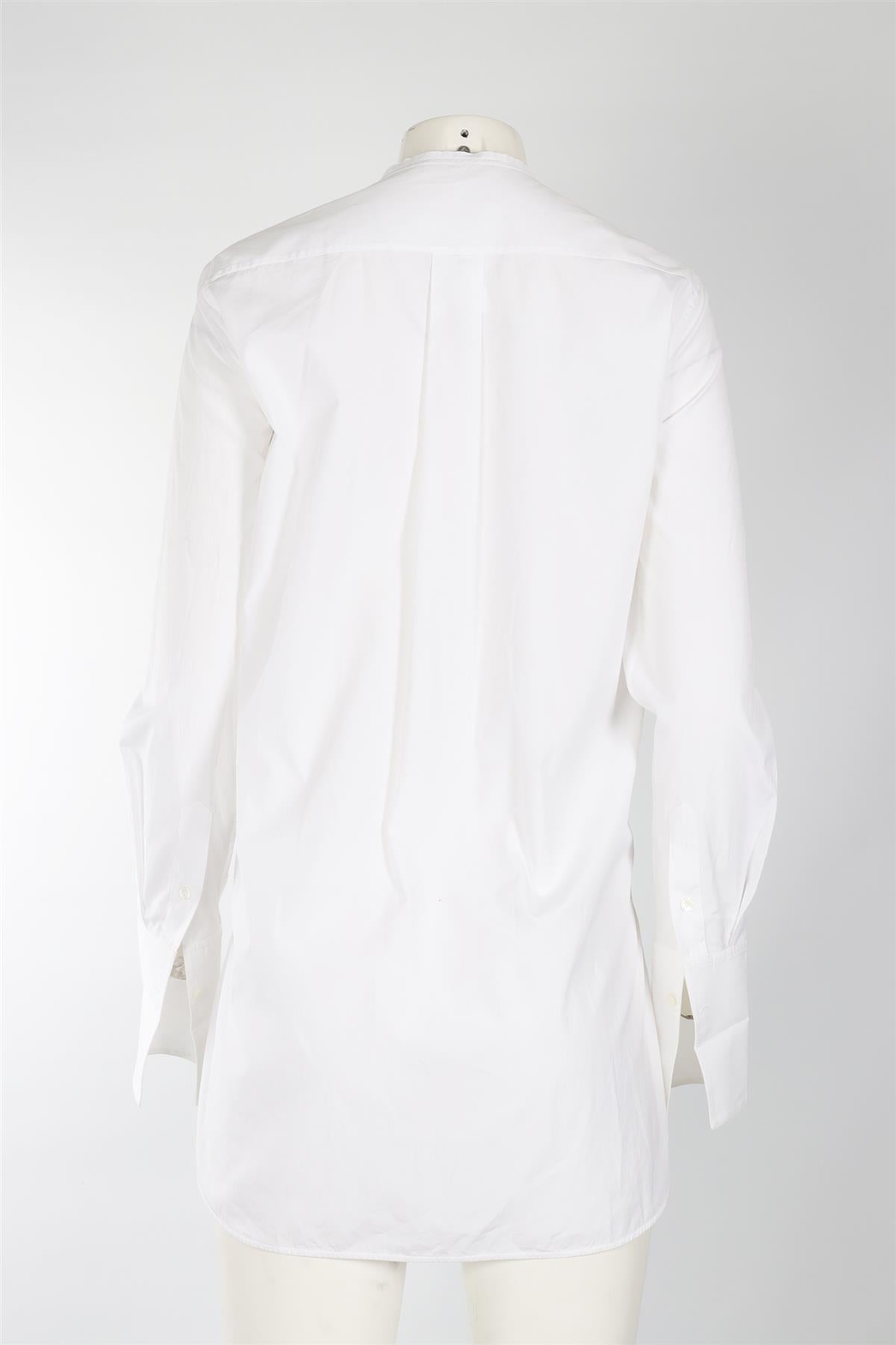CELINE WHITE COTTON SHIRT FR 38 UK 10