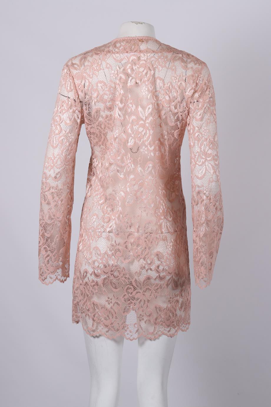 MELISSA ODABASH LACE MINI DRESS MEDIUM