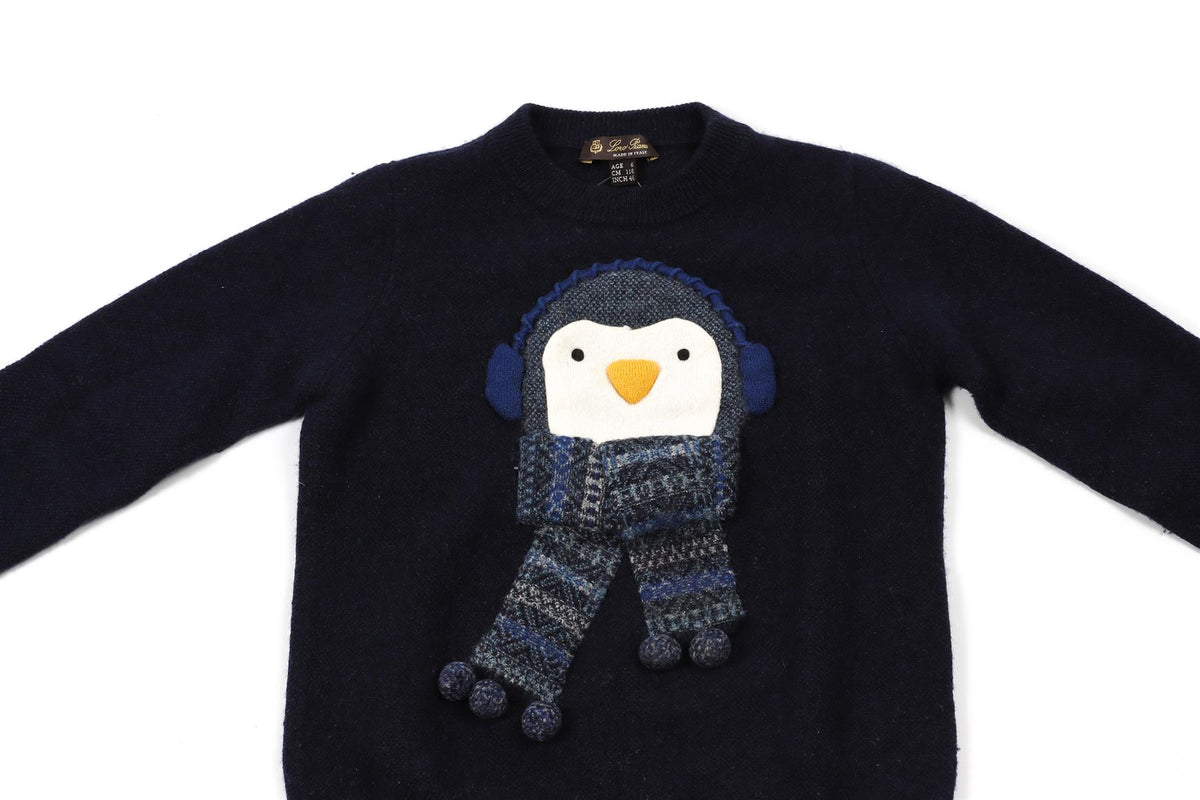 LORO PIANA NAVY KIDS BOYS SWEATER 6 YEARS