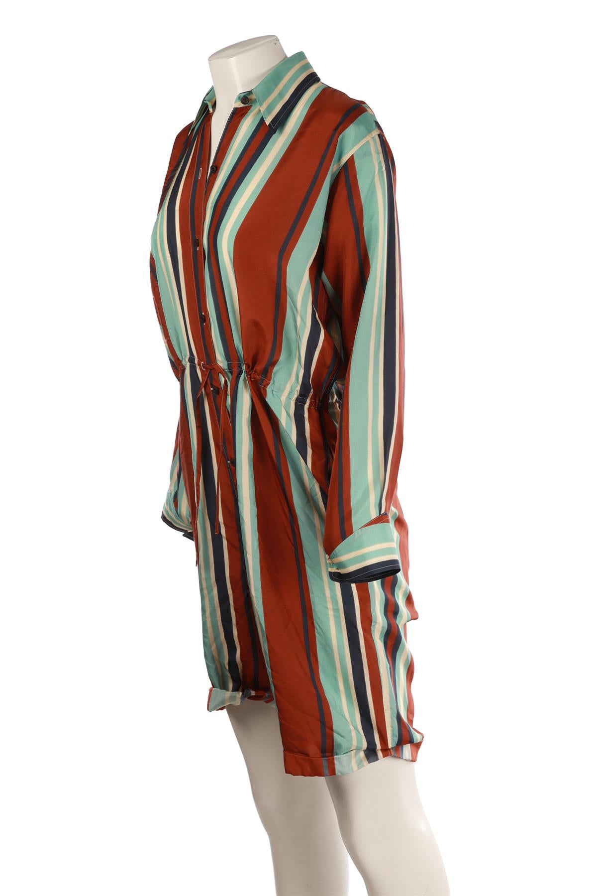 PRADA MULTI SILK PLAYSUIT IT 38 UK 6
