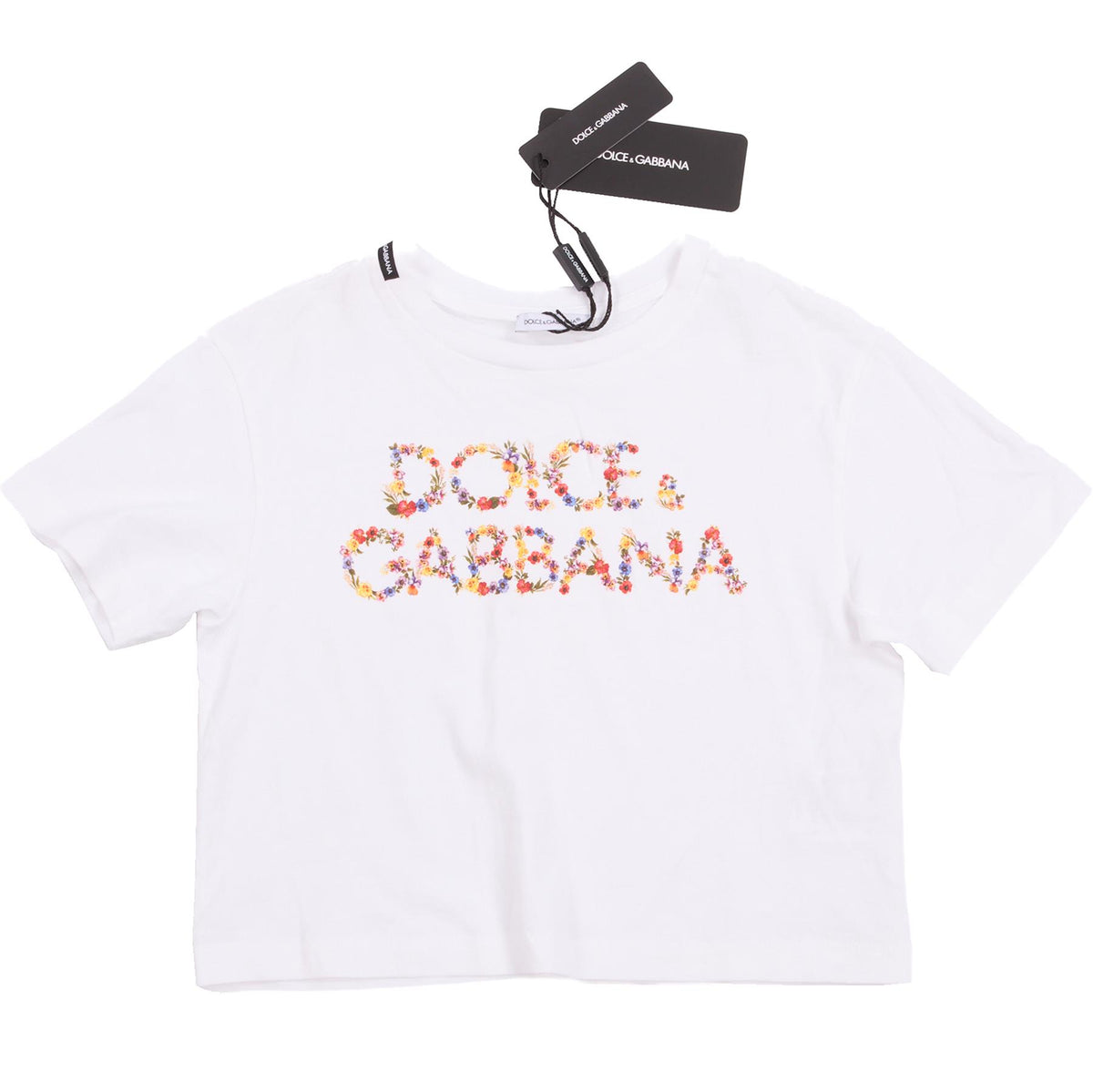 DOLCE & GABBANA WHITE KIDS GIRLS T-SHIRT 4 YEARS