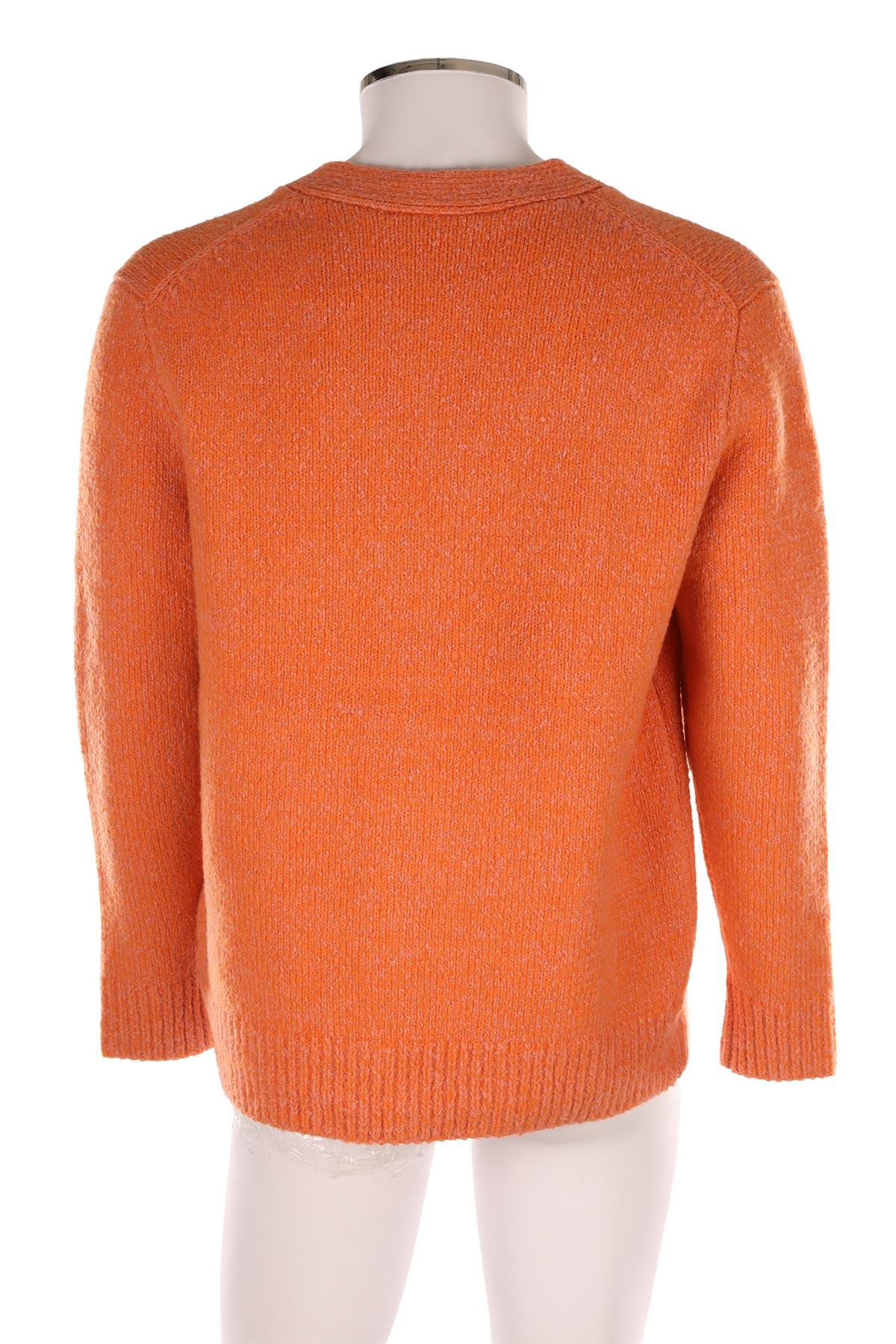 ACNE STUDIOS ORANGE MEN'S WOOL CARDIGAN XSMALL