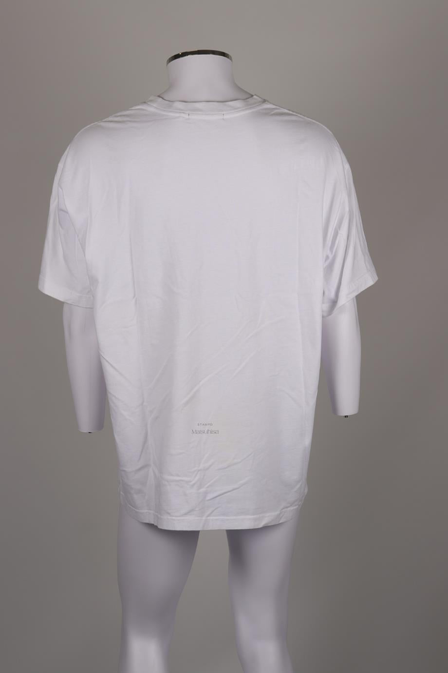 STAMPD + MATSUHISA MEN'S PRINTED COTTON JERSEY T-SHIRT XLARGE