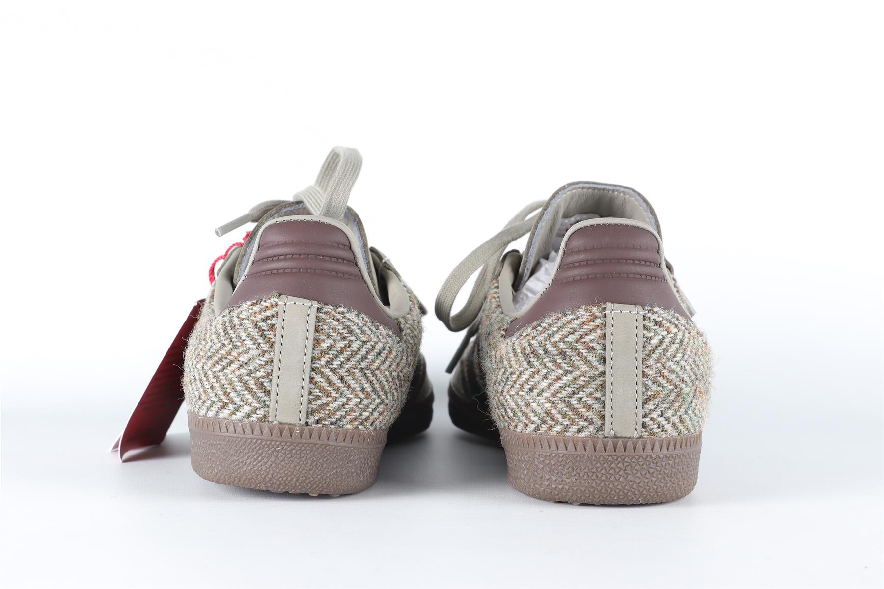 ADIDAS TAUPE SAMBA TWEED PACK WONDER BEIGE SNEAKERS EU 38.5 UK 5.5 US 8.5
