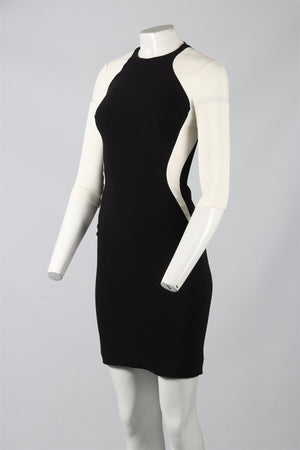 STELLA MCCARTNEY CREPE KNEE LENGTH DRESS FR 36 UK 8