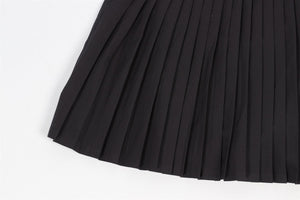 ALO YOGA BLACK TENNIS SKIRT XSMALL