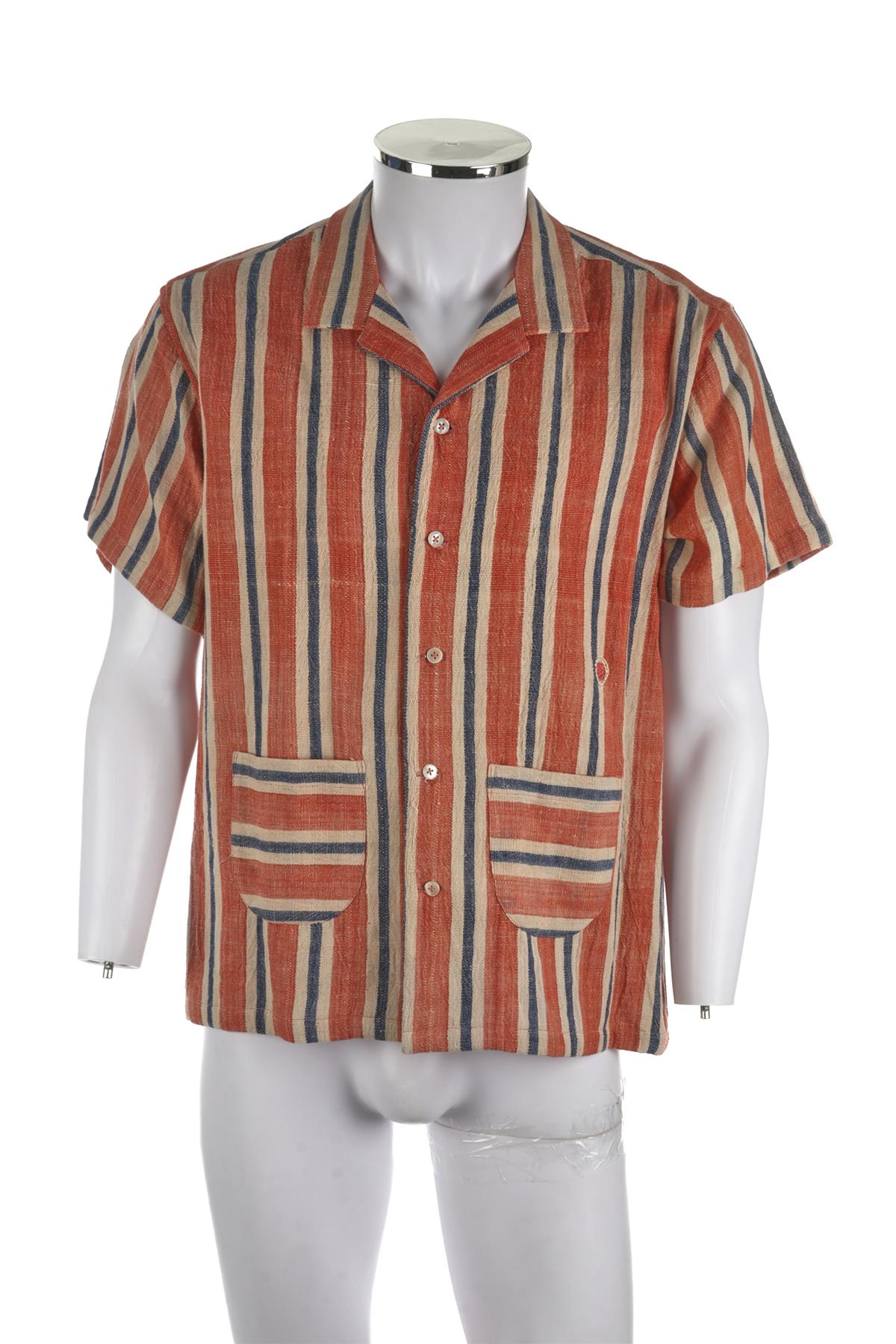 HARAGO MULTI MEN'S COTTON SHIRT SMALL