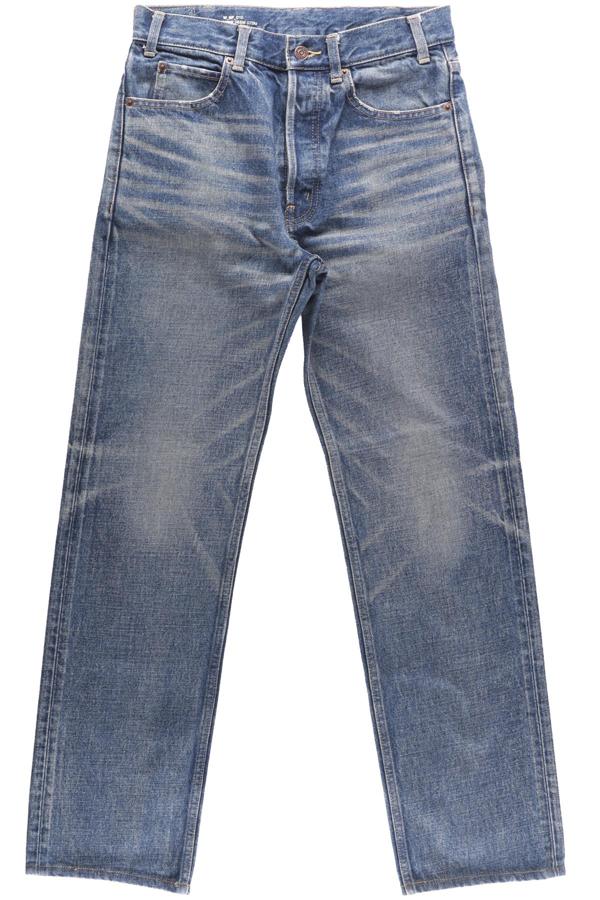 CELINE BLUE HIGH RISE STRAIGHT LEG JEANS W25