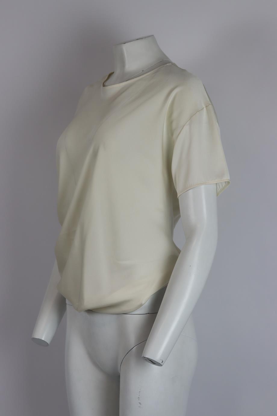 LANVIN SILK BLEND TOP FR 34 UK 6