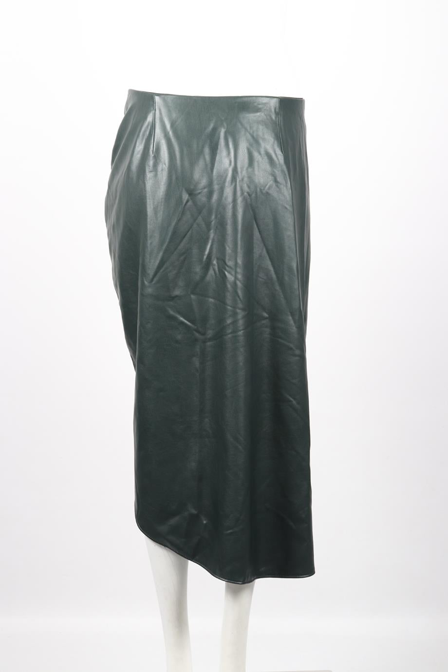 VERONICA BEARD FAUX LEATHER MIDI SKIRT US 10 UK 14
