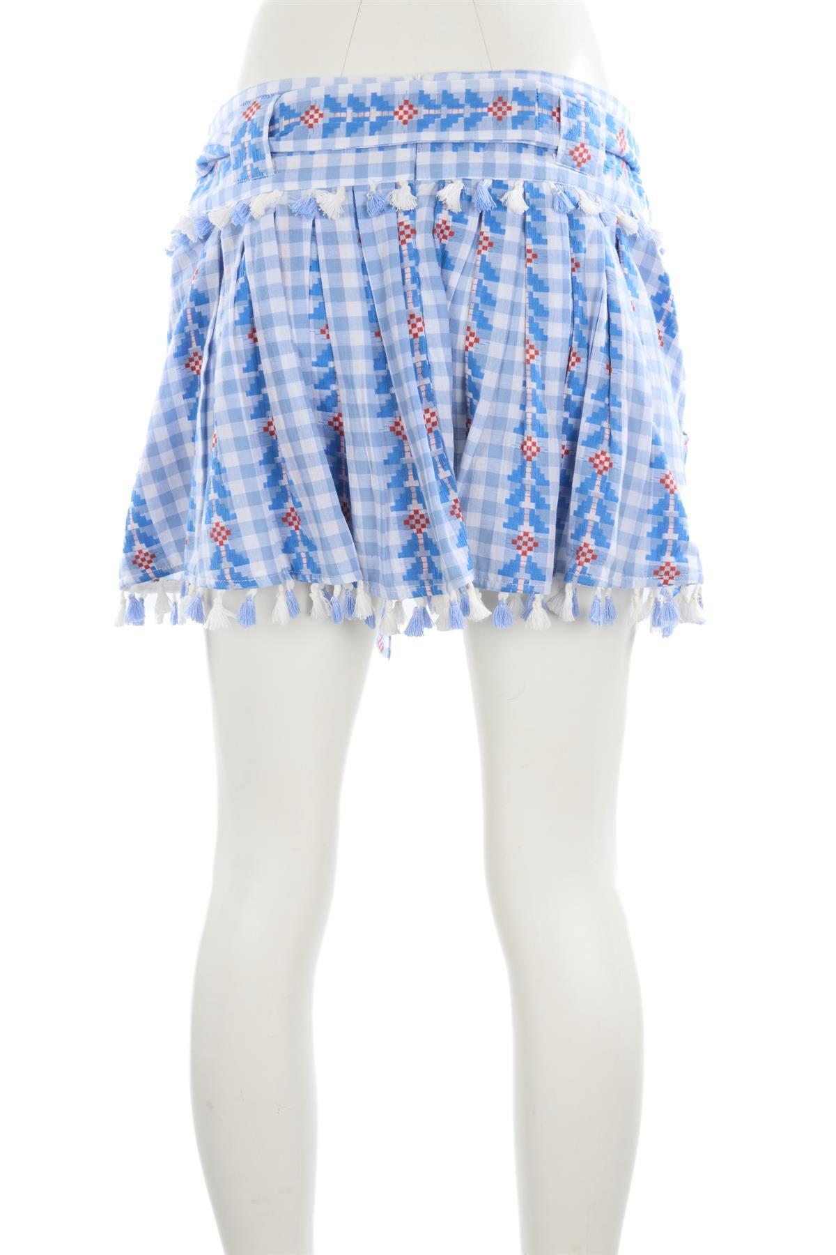 DODO BAR OR BLUE COTTON MINI SKIRT SMALL
