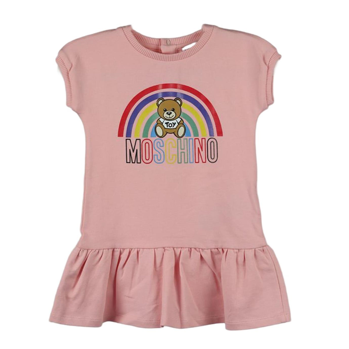 MOSCHINO BABY GIRLS COTTON DRESS 18-24 MONTHS