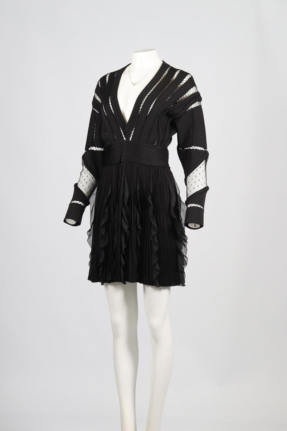 GIVENCHY KNIT MINI DRESS SMALL