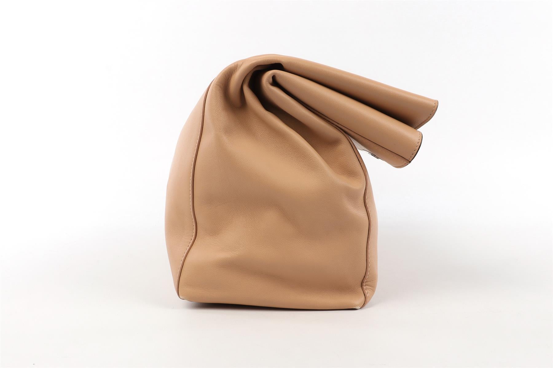 CELINE BEIGE BLADE LEATHER CLUTCH