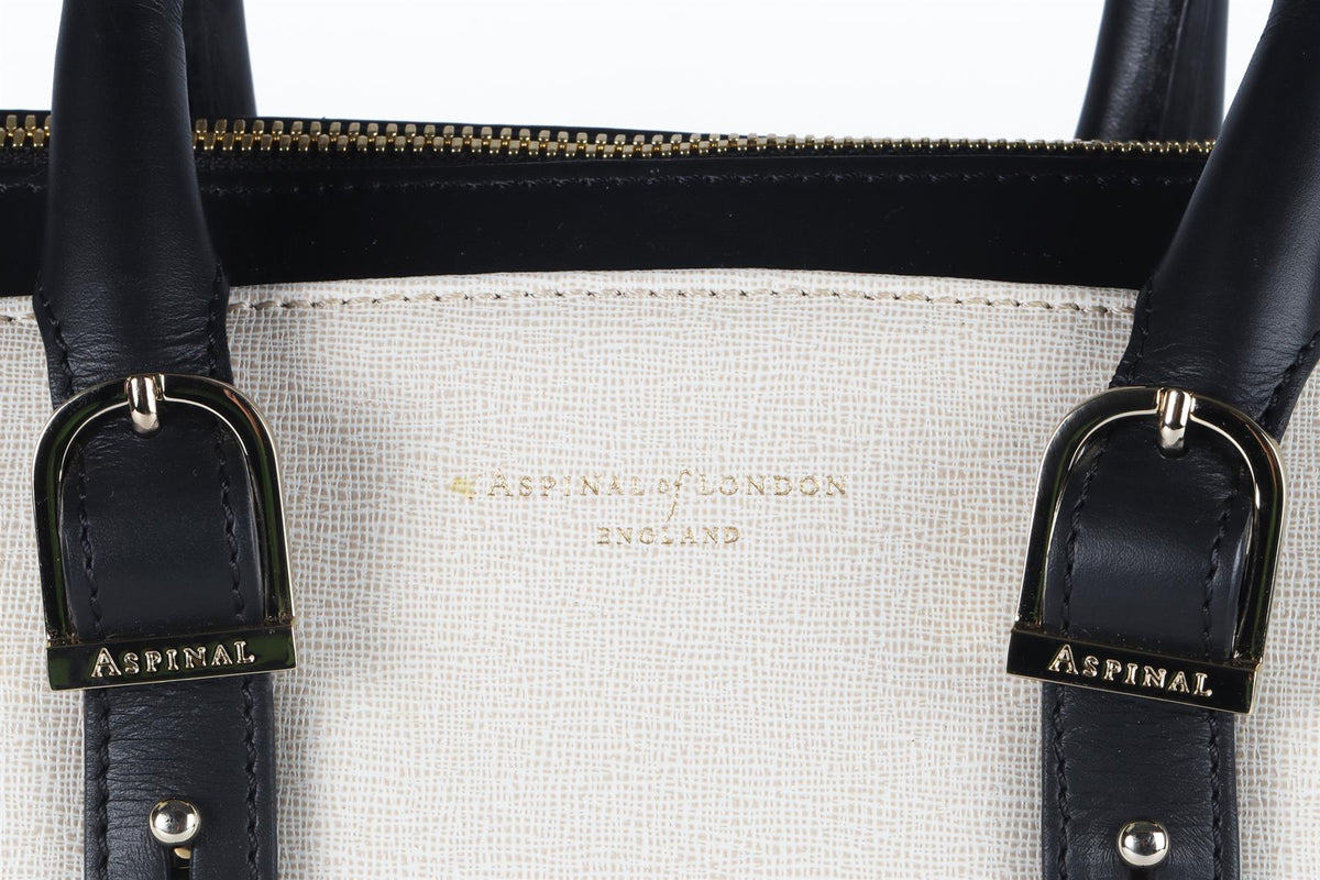 ASPINAL OF LONDON MULTICOLOUR MARYLEBONE MEDIUM LEATHER TOTE BAG
