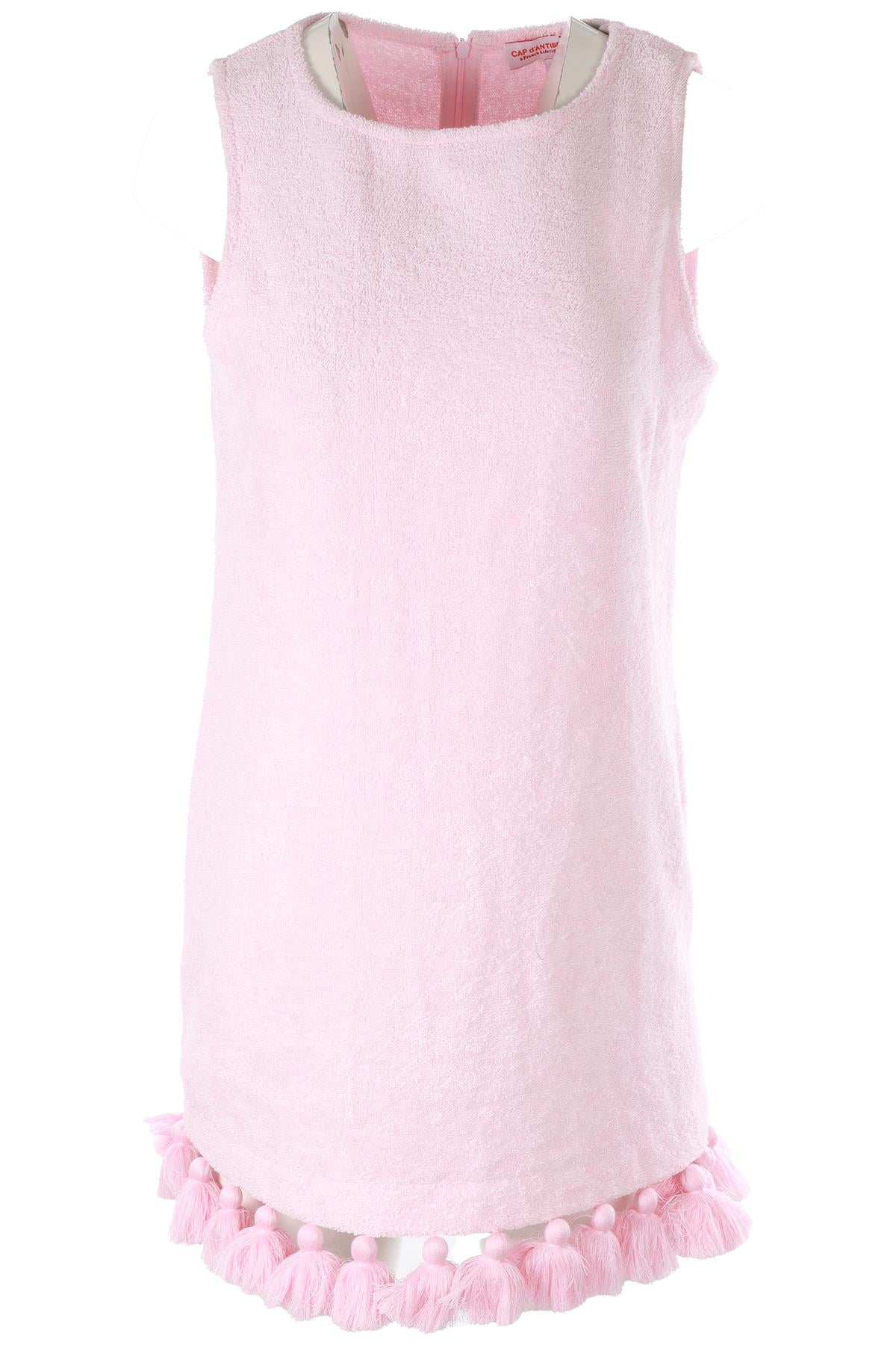 CAP D'ANTIBES PINK COTTON MINI DRESS MEDIUM