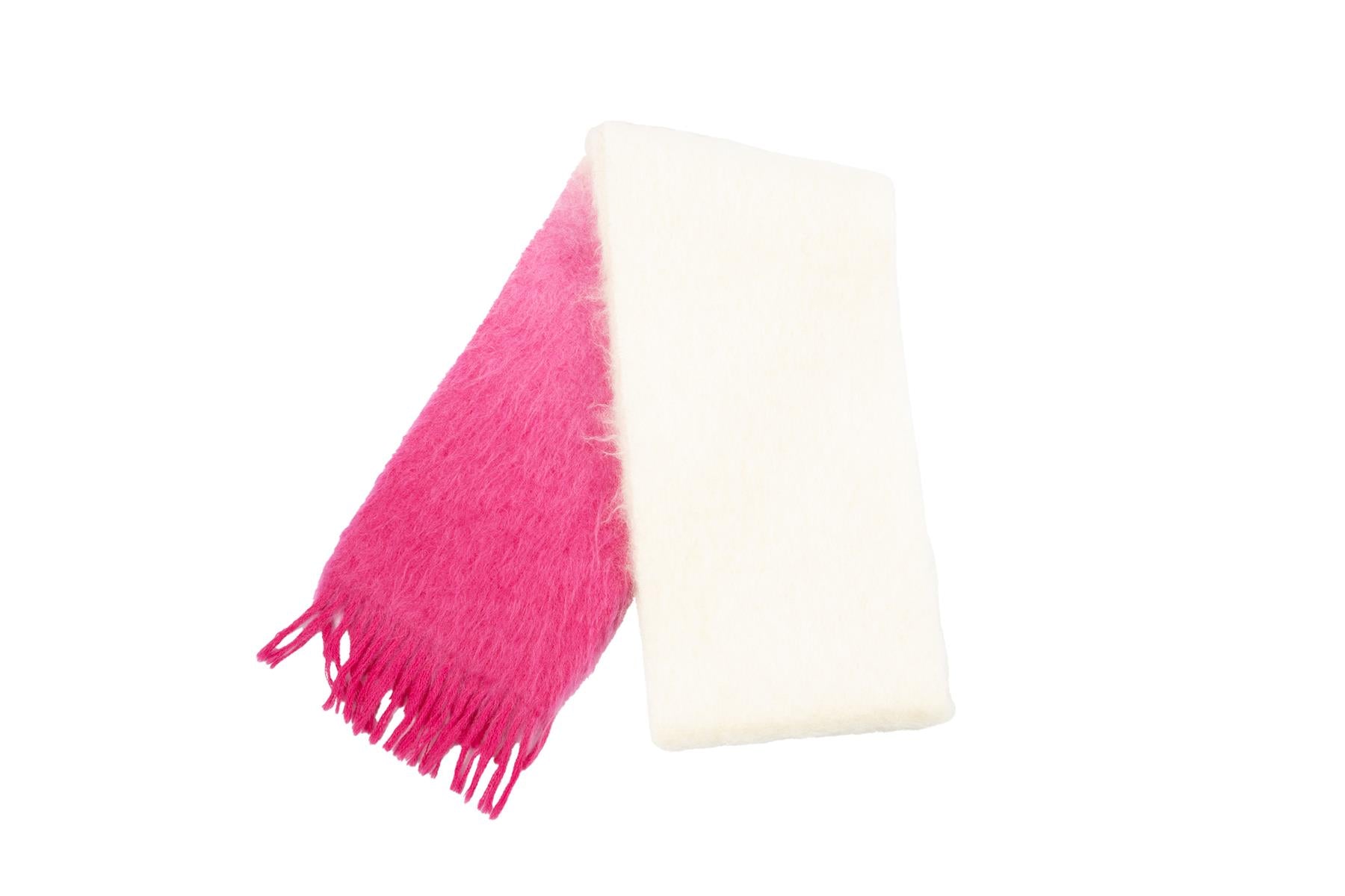 LOEWE PINK MOHAIR SCARF ONE SIZE
