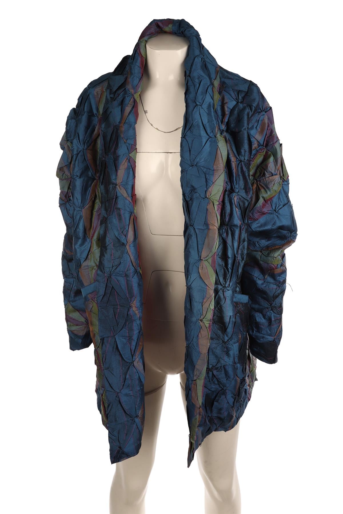 AMRICH BLUE SILK JACKET ONE SIZE