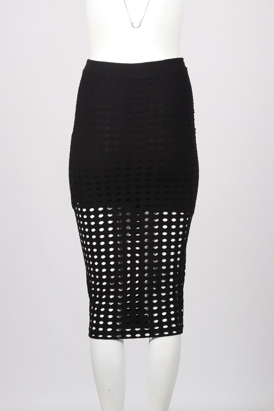 T BY ALEXANDER WANG JERSEY MIDI SKIRT XSMALL