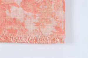 STELLA MCCARTNEY PEACH SILK SCARF