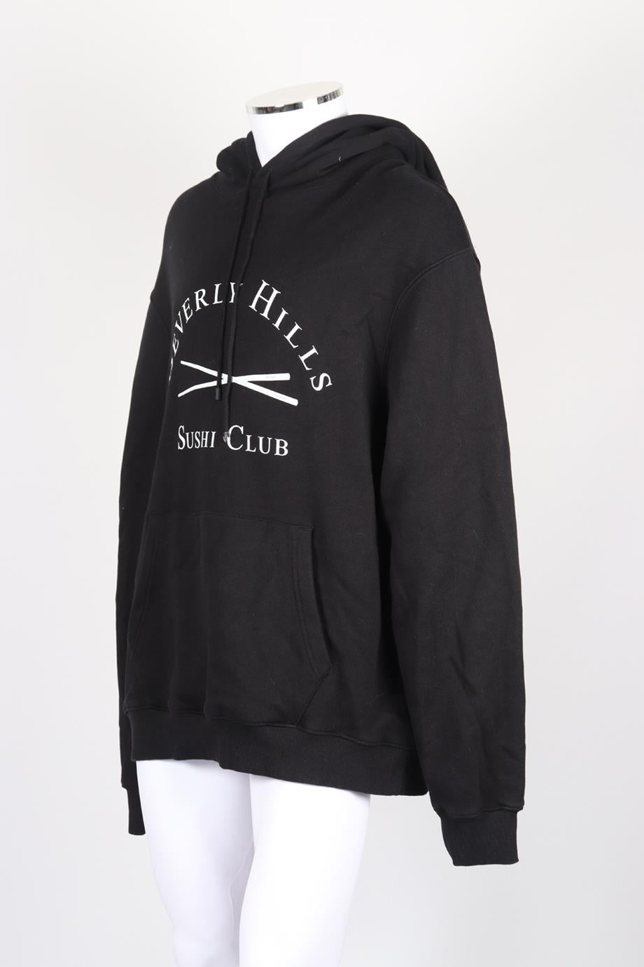 STAMPD + MATSUHISA MEN'S PRINTED COTTON JERSEY HOODIE XLARGE
