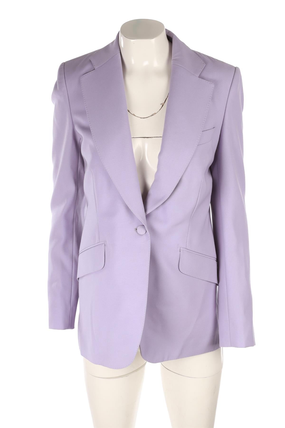 PURPLE WOOL BLAZER