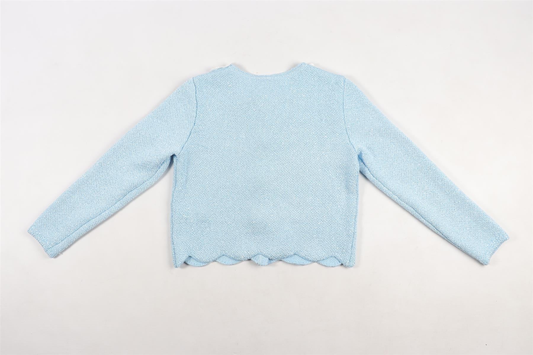 SELF-PORTRAIT BLUE KIDS GIRLS KNIT CARDIGAN 10-12 YEARS