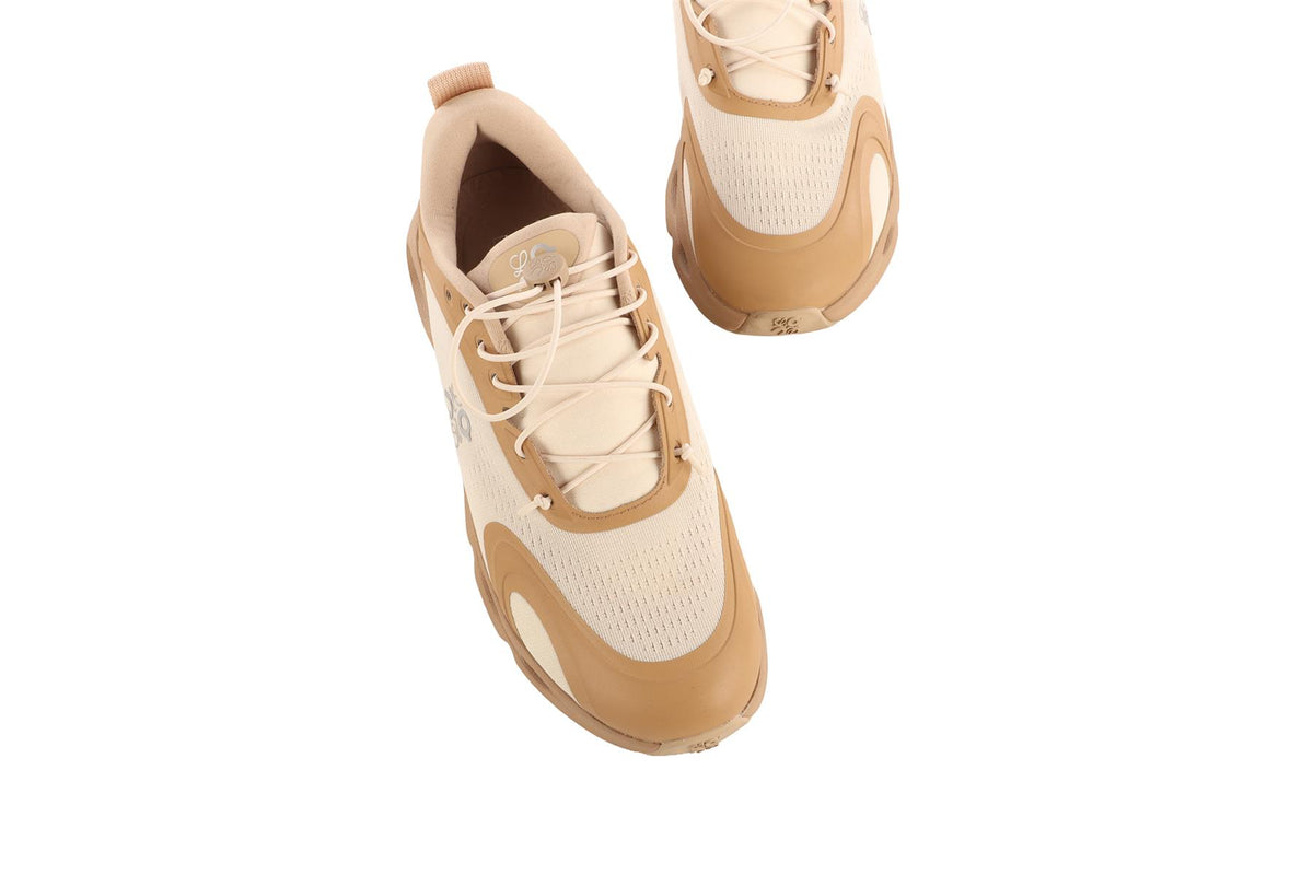 LOEWE + ON TAN CLOUD MESH SNEAKERS EU 38 UK 5