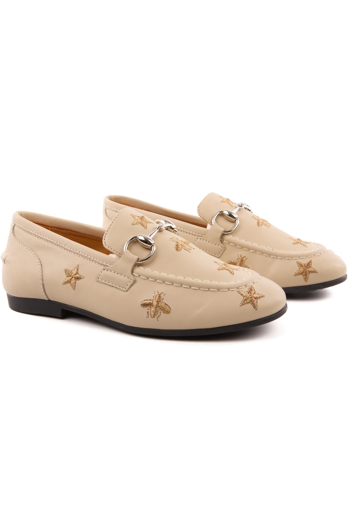 GUCCI BEIGE KIDS BOYS HORSEBIT LOAFERS EU 28 UK 10 US 11