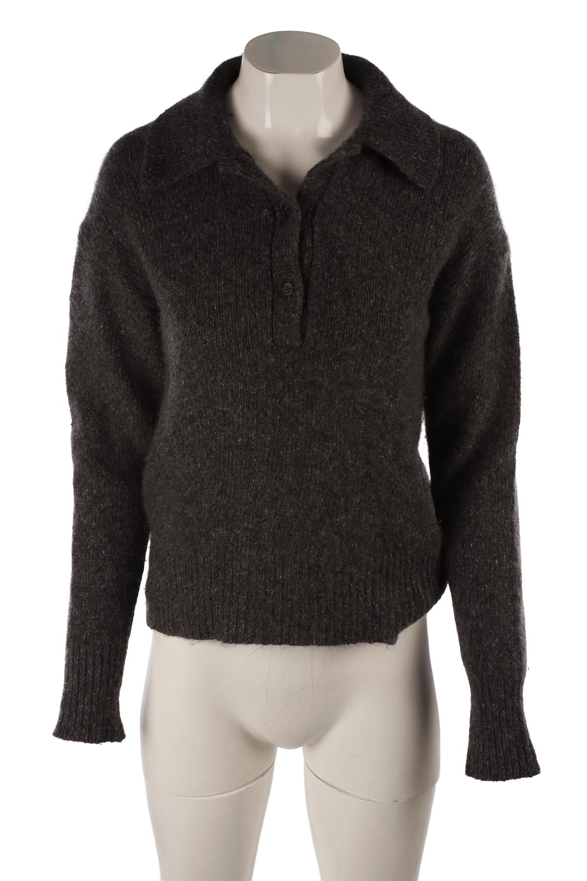 GREY CASHMERE SWEATER