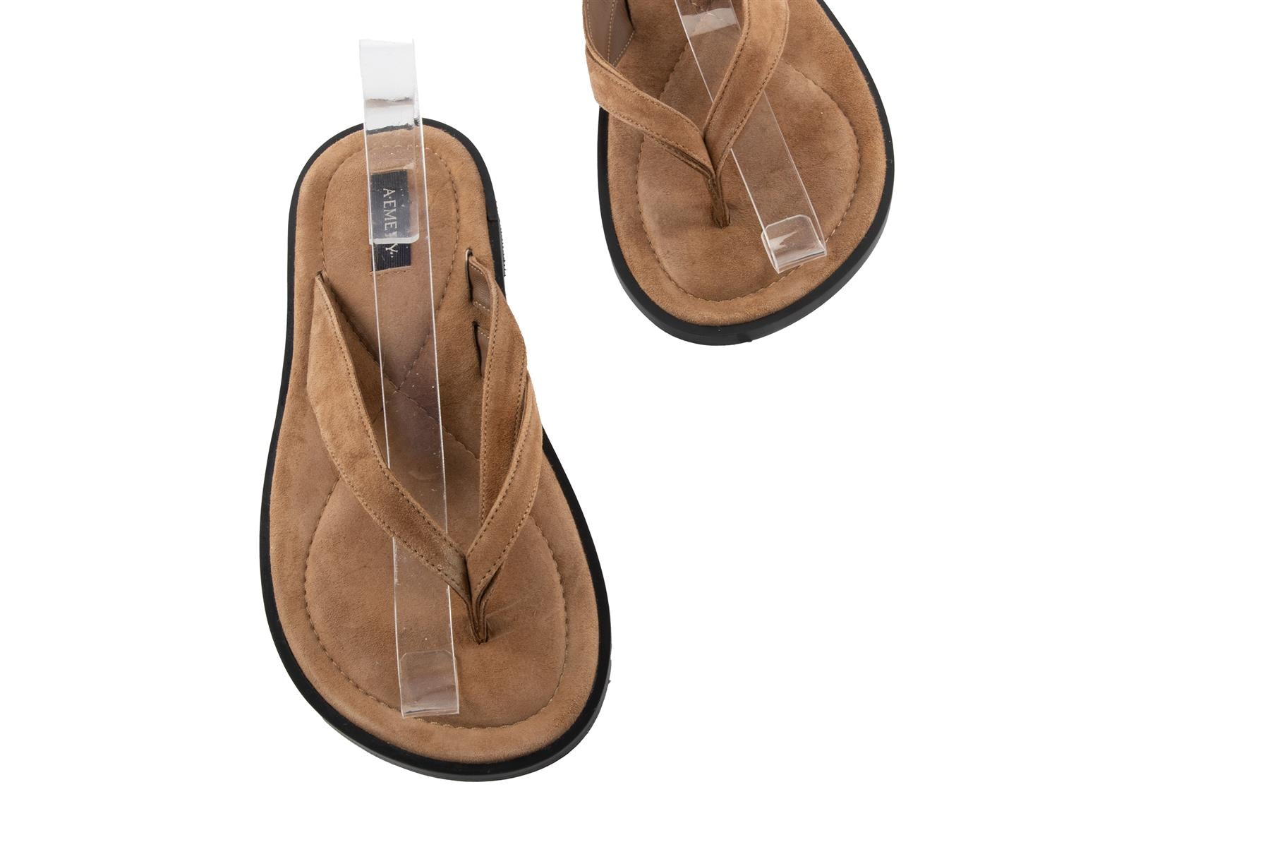 A.EMERY BROWN MORGAN SUEDE FLIP FLOPS EU 38 UK 5 US 8
