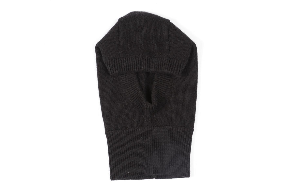 RISE & FALL BLACK WOOL BALACLAVA ONE SIZE