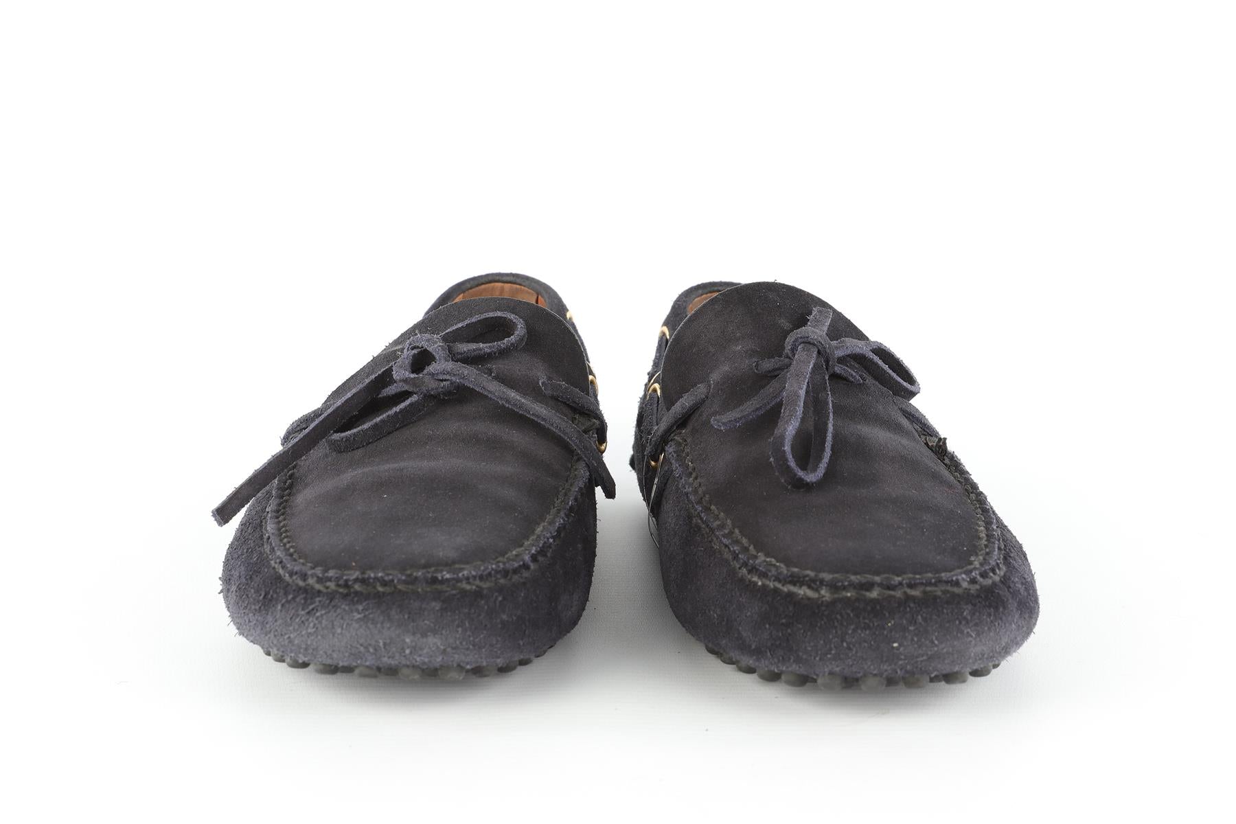 CAR SHOE NAVY MEN'S SUEDE LOAFERS EU 41.5 UK 7.5 US 8.5