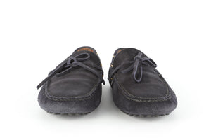 CAR SHOE NAVY MEN'S SUEDE LOAFERS EU 41.5 UK 7.5 US 8.5