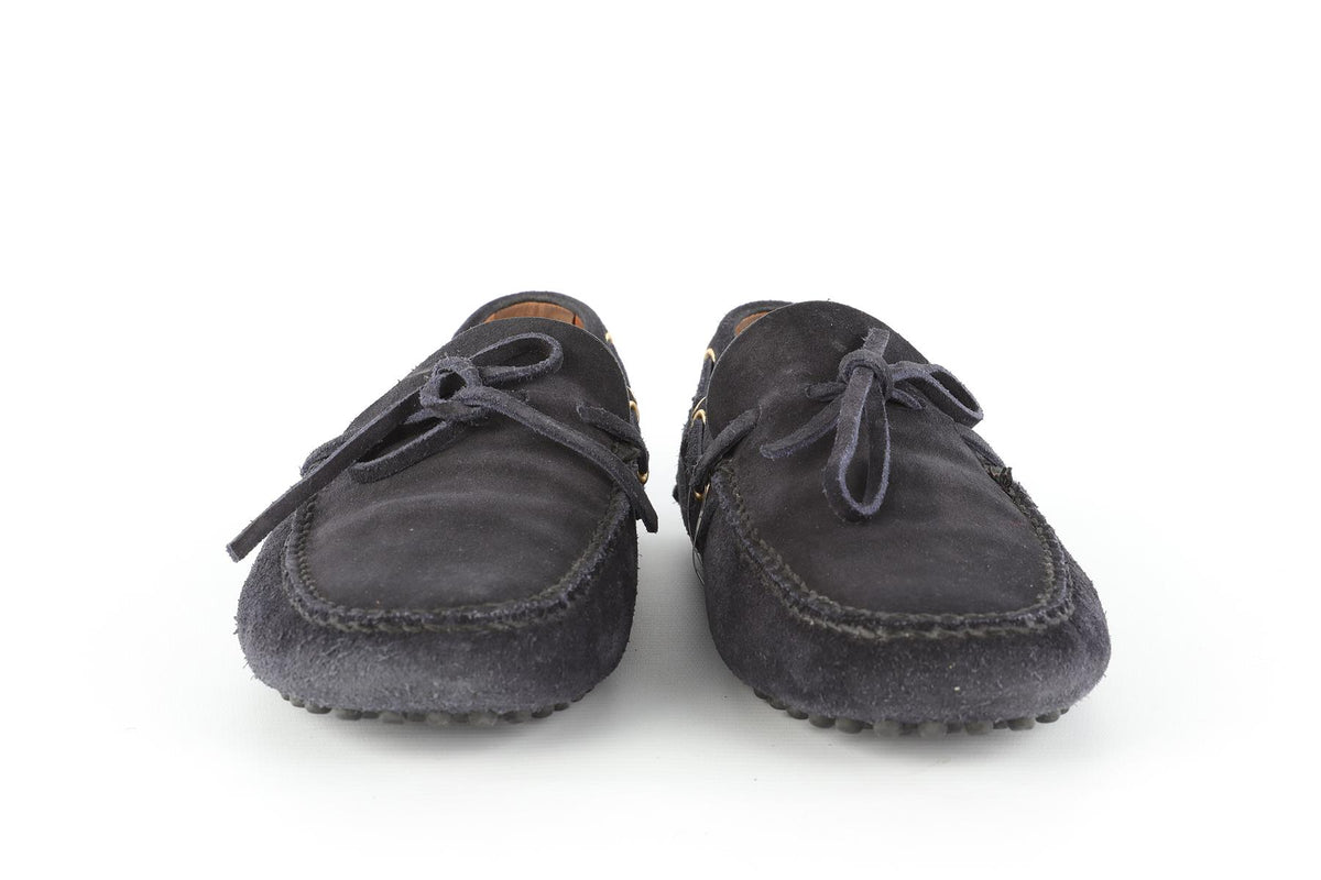 CAR SHOE NAVY MEN'S SUEDE LOAFERS EU 41.5 UK 7.5 US 8.5