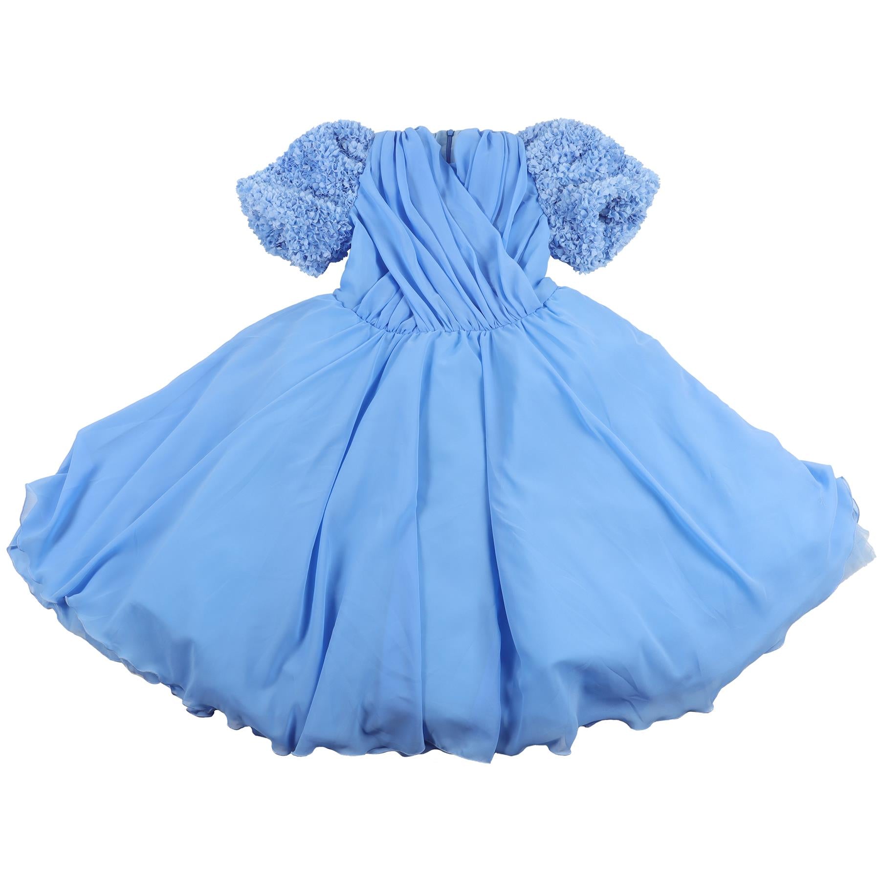 MARCHESA COUTURE BLUE KIDS GIRLS DRESS 12 YEARS