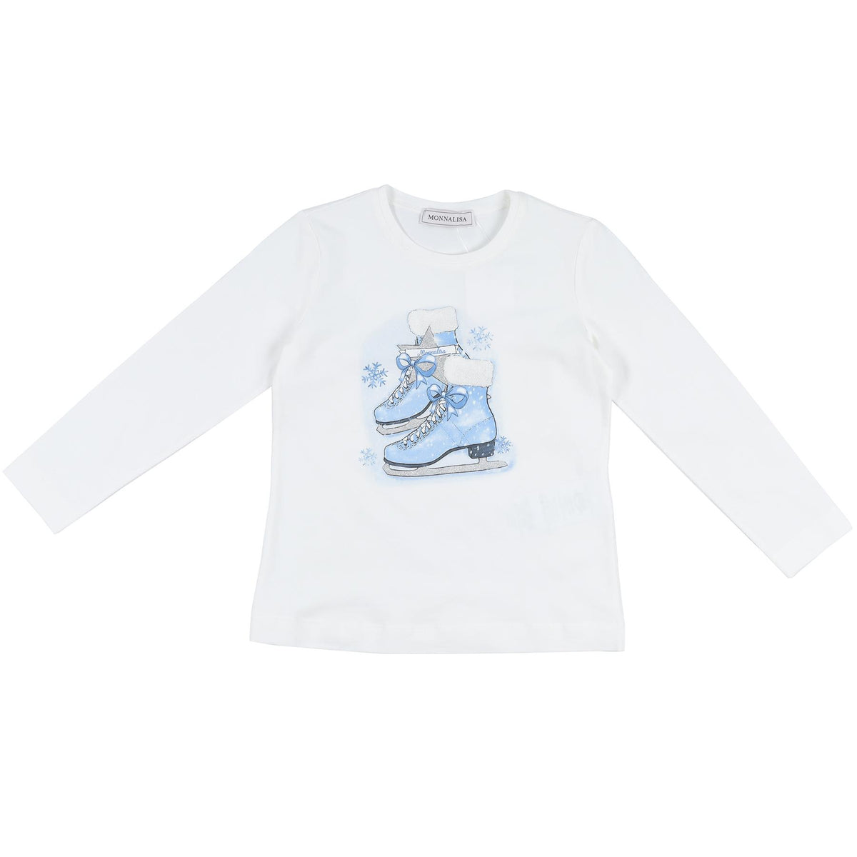 MONNALISA WHITE KIDS GIRLS COTTON TOP 5 YEARS