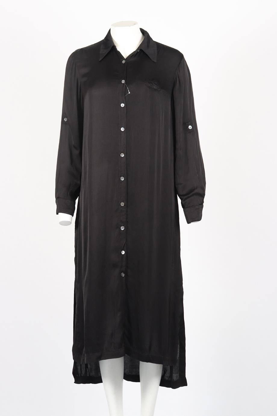 RAQUEL ALLEGRA COTTON BLEND MIDI DRESS UK 10