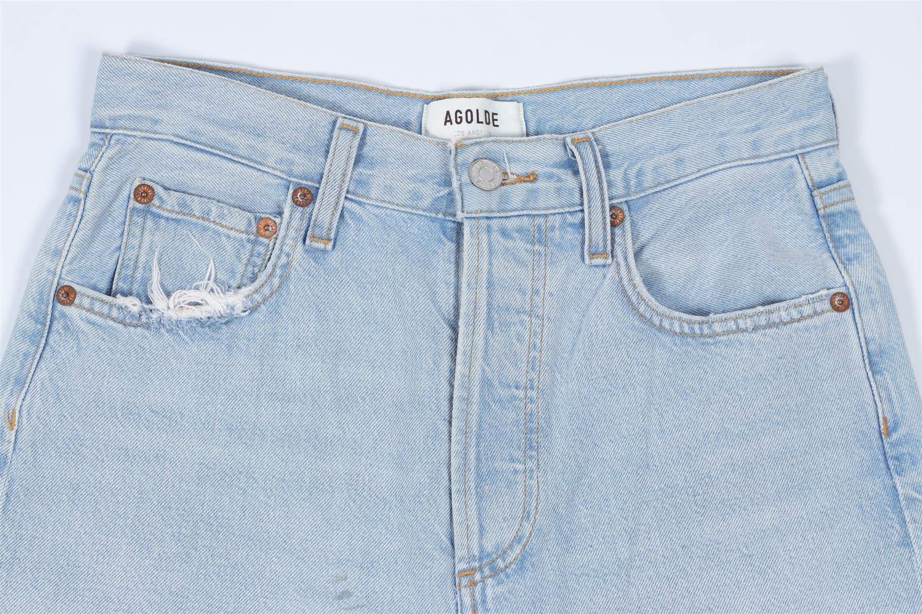 AGOLDE BLUE DENIM JEANS W23 UK 4