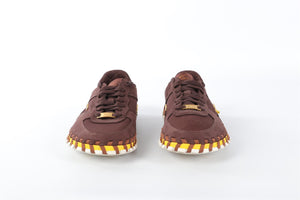 NIKE + JACQUEMUS BROWN J FORCE 1 SUEDE SNEAKERS EU 38 UK 5 US 8